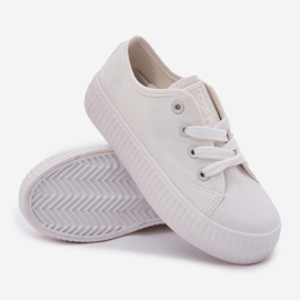 Big Star RR374009 Białe Lace -UP Sneakers hvid 5