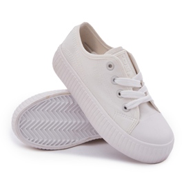 Big Star RR374009 Białe Lace -UP Sneakers hvid 9