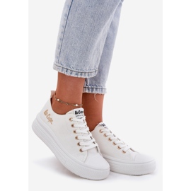 Kvinders sneakers på Lee Cooper LCW-24-44-2462L hvid platform 1