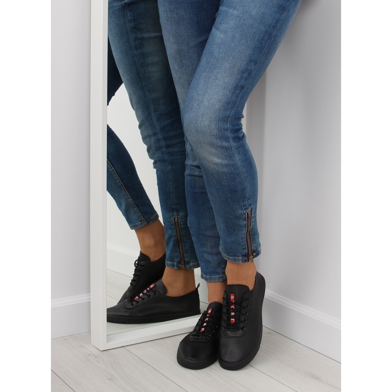 Sorte bløde sneakers til kvinder NB190P Sort 2
