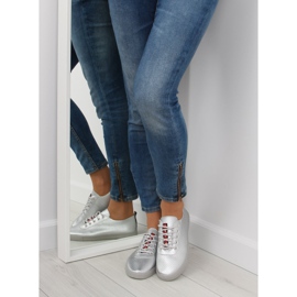 Bløde sølvsneakers til kvinder NB190P Sølv grå 2