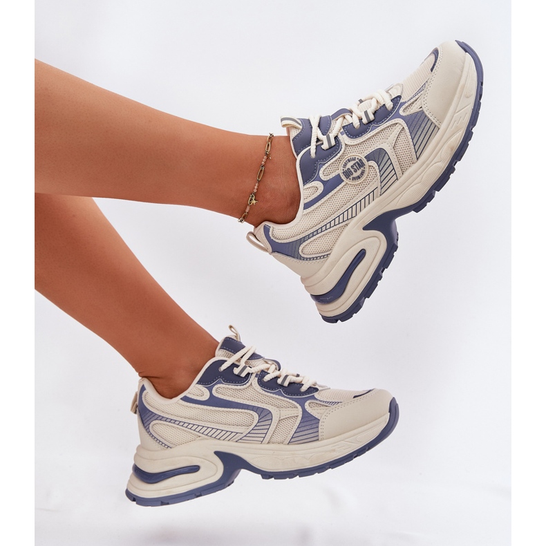 Kvinders sneakers Big Star RR274A190 Blue blå 2