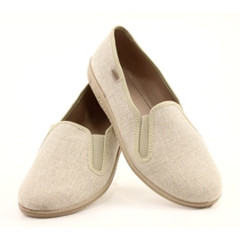Befado Mænds PVC -sneakers 001m075 beige beige 4