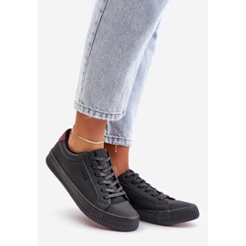 Big Star isolerede sneakers til kvinder OO274A462 Sort 1