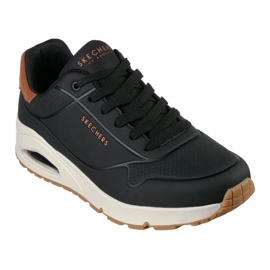 Skechers Uno Patchited on Air 183004-blk sko sort 1