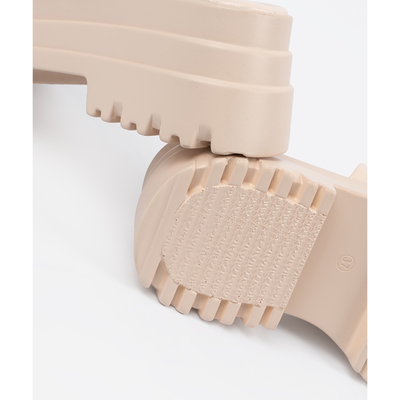 Seastar Hjemmesko på den lette beige platform 1