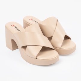 Seastar Beige flip -flops på stolpen 2