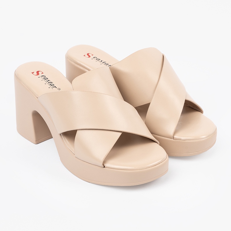 Seastar Beige flip -flops på stolpen 2