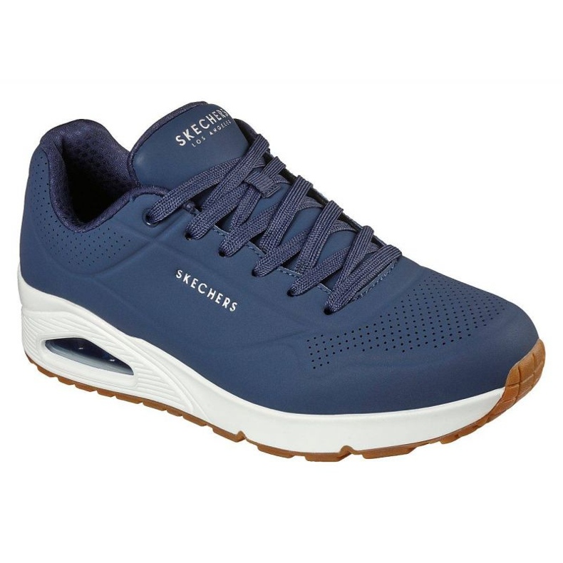 Skechers UNO står på Air 52458-NVY sko blå 1
