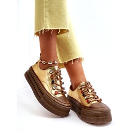 Sneakers til kvinder GOE NN2N4055 Guld gylden 1