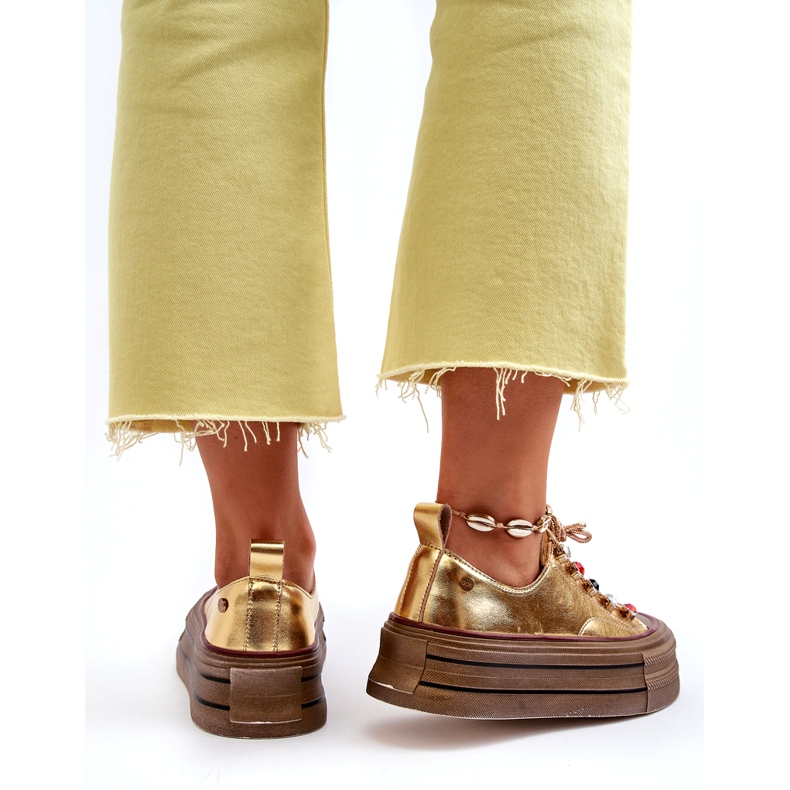 Sneakers til kvinder GOE NN2N4055 Guld gylden 5