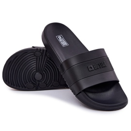 Big Star RR174A046 Mænds skum flops sort 9