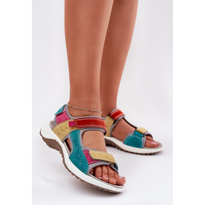 Women's Leather Sandals McKeylor 95347 Multikolor flerfarvet 2