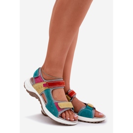 Women's Leather Sandals McKeylor 95347 Multikolor flerfarvet 1
