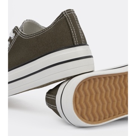 Kvinders mørkegrønne sneakers 1
