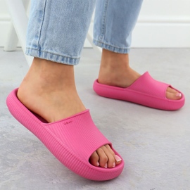 Kvinders lyserøde lyserøde pool flip flops zaxy RR285054 5