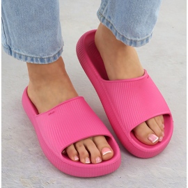 Kvinders lyserøde lyserøde pool flip flops zaxy RR285054 6