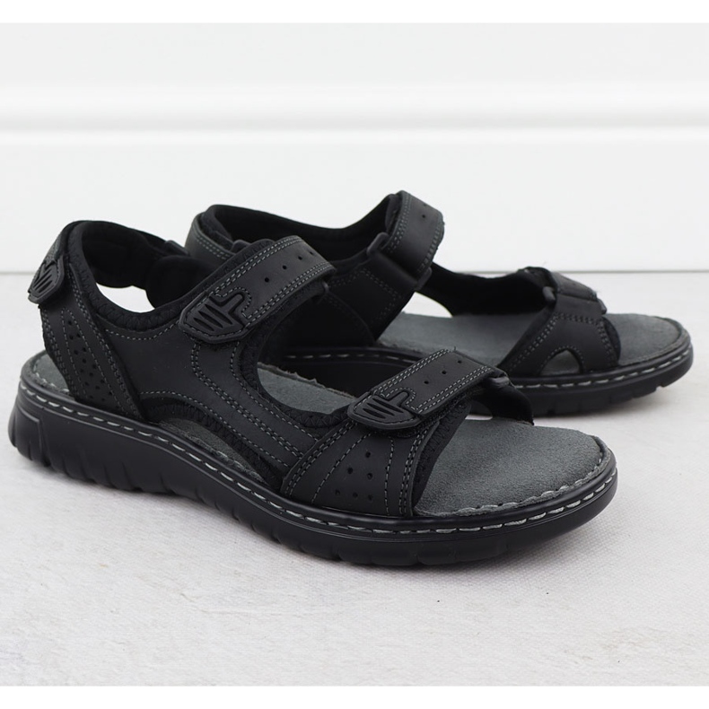 Sort McKeylor 95320 lædersandaler 1