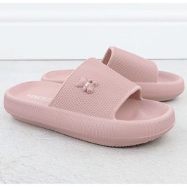 Skum flip flops til poolstrand med bamse pink vinceza 75210 lyserød 2