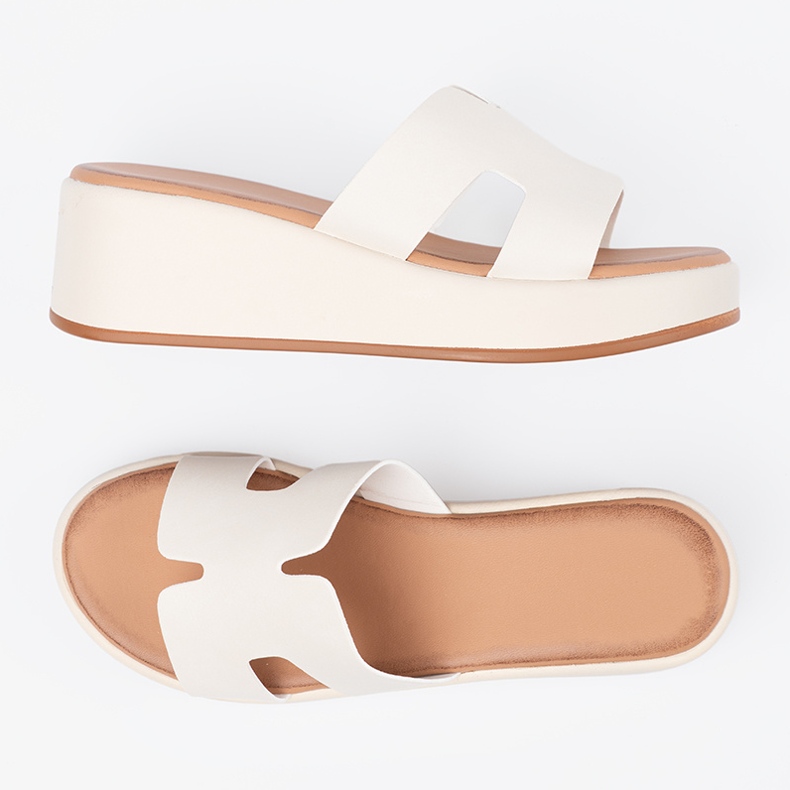 Seastar Kvinders lys -bærende platform hjemmesko beige 1