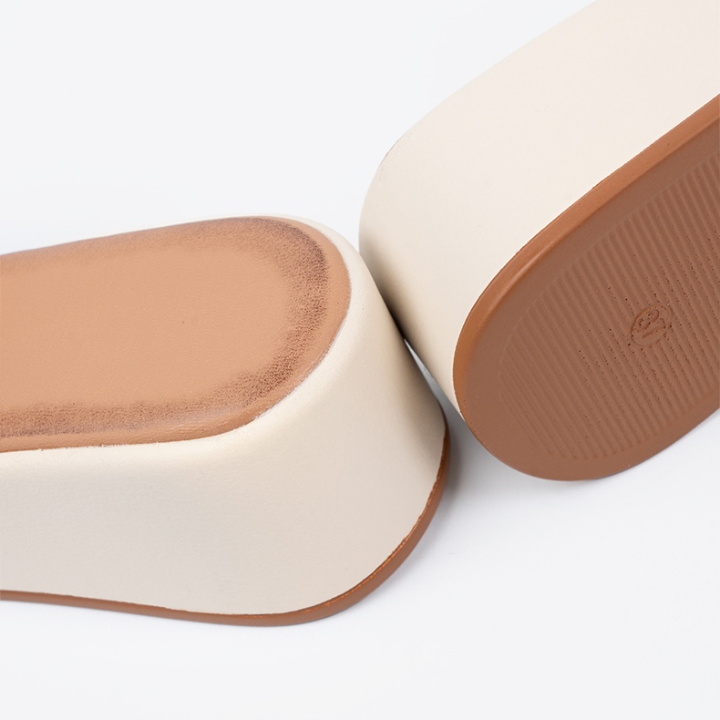 Seastar Kvinders lys -bærende platform hjemmesko beige 2
