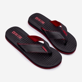 Big Star Mænds flip -flops store stjerne RR174441 sort 1