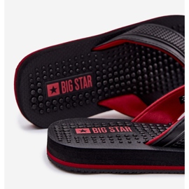 Big Star Mænds flip -flops store stjerne RR174441 sort 6