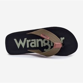 Mænds flip -Flops Wrangler Zane Flipflop Men Low 20251044.20251044.57b Green grøn 1
