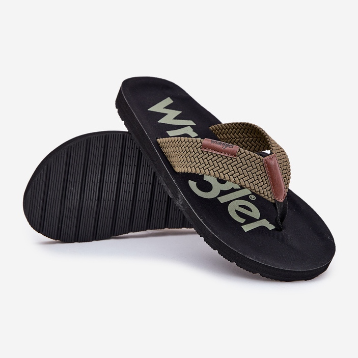 Mænds flip -Flops Wrangler Zane Flipflop Men Low 20251044.20251044.57b Green grøn 2
