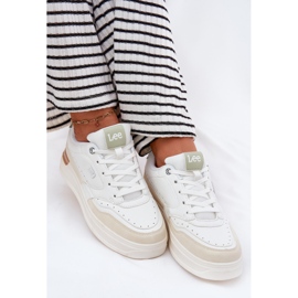 Kvinders sneakers på Lee Emma Women Low 50251014.04L platform beige 1