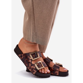 Zaxy Duftende kvinder flip flops med spænde Pokter RR285059 brun 1