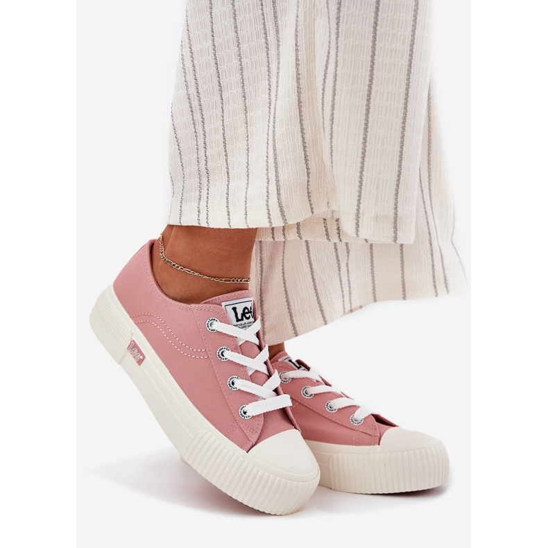 Kvinders sneakers på platformen Lee Isla C Kvinder Lav 50251001 Pink lyserød 1