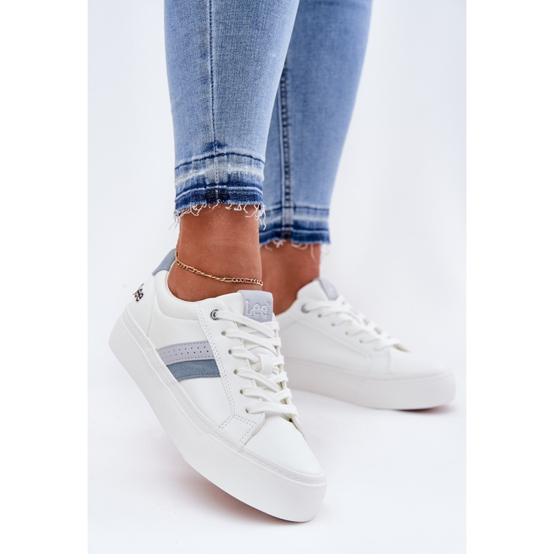 Kvinders sneakers Lee Layla Women Low 50251003 White hvid 2