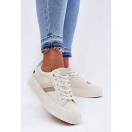 Kvinders sneakers Lee Layla Women Low 50251003 udvidet hvidt 2