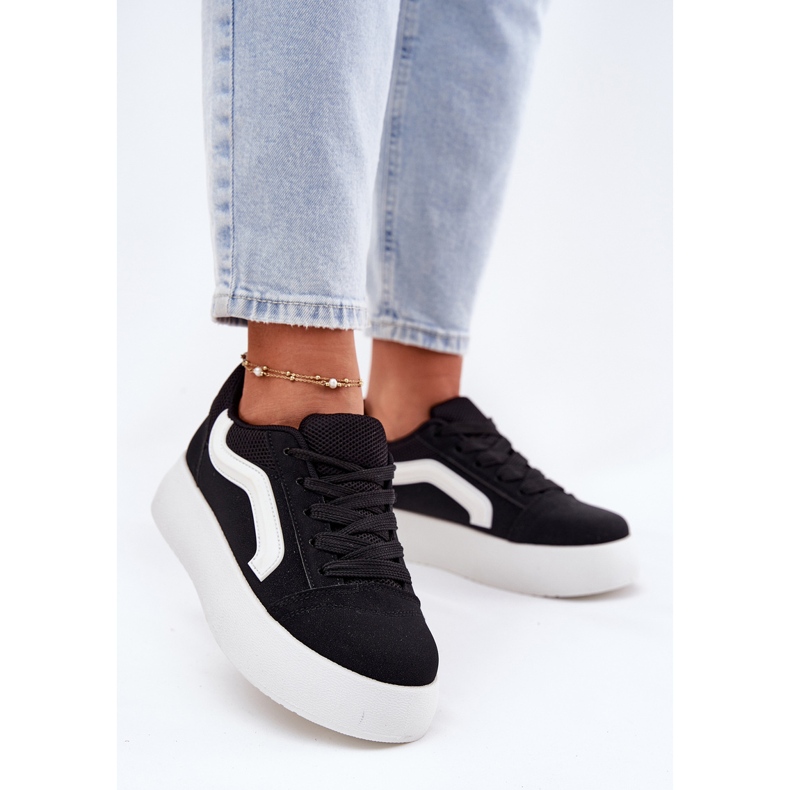 Inna Platform sneakers til kvinder sorte 2