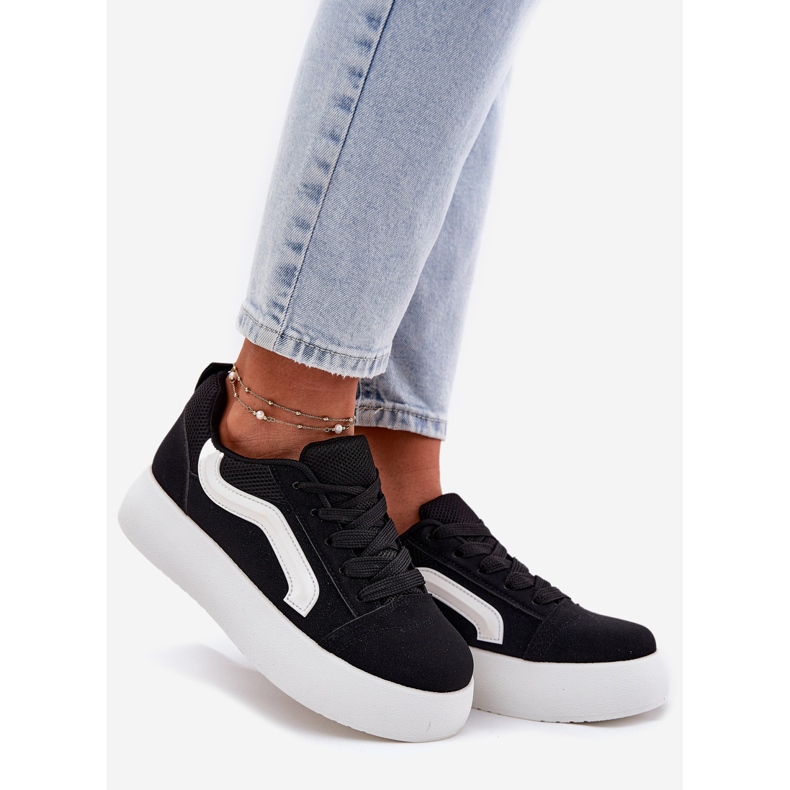 Inna Platform sneakers til kvinder sorte 1