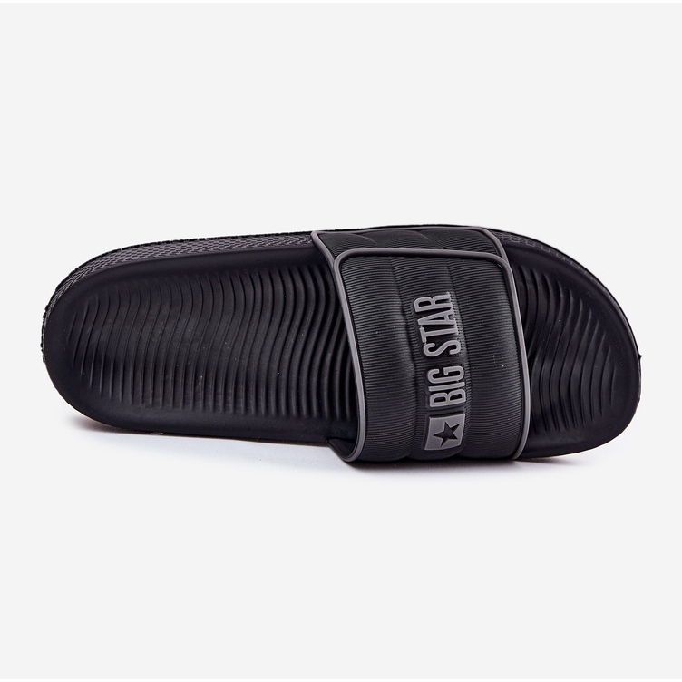 Big Star Mænds store stjerne RR174A043 Sort flip -flops 1