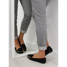 Sorte dame loafers med nitter sort 1388 Sort 1