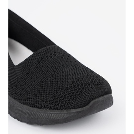 Shelvt Sorte slip-on sportssko 6