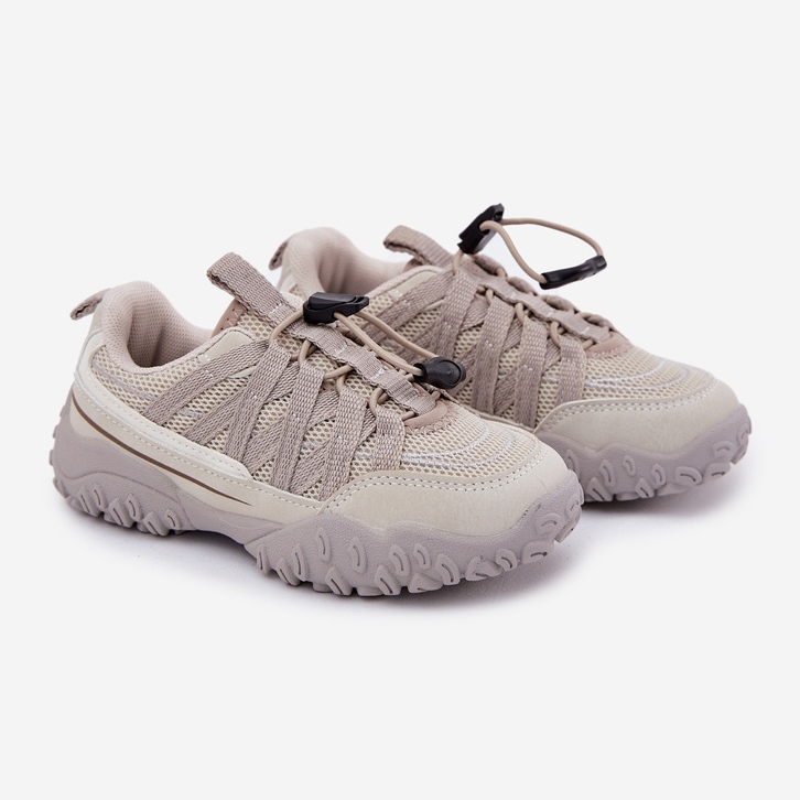 Inna Børns sneakers med lysbille beige 1