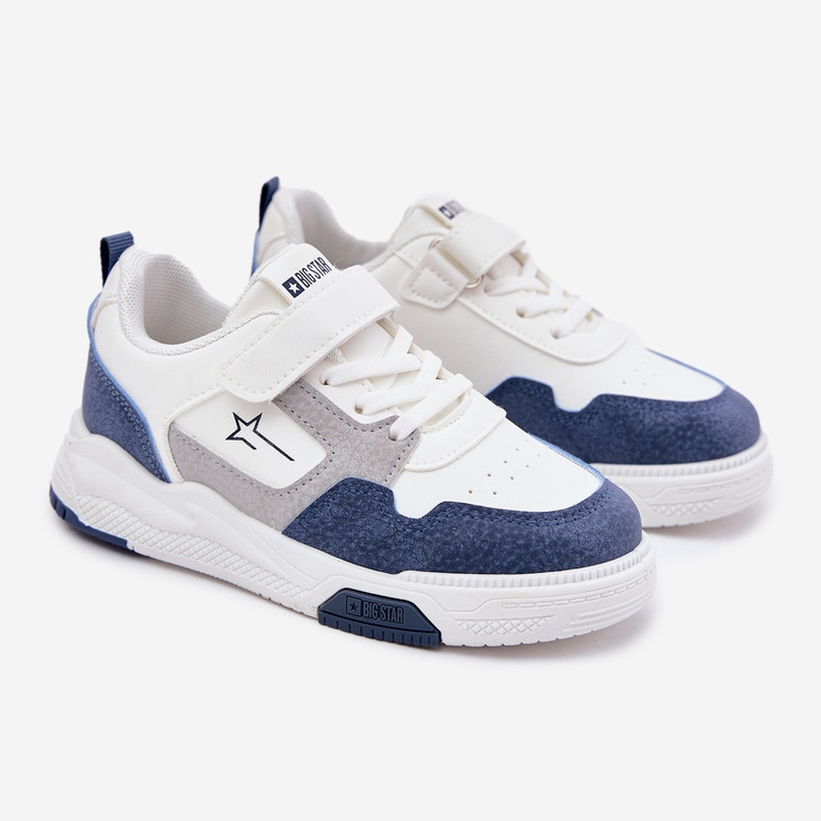 Letvægt baby sneakers Big Star RR374053 Hvid og blå 1