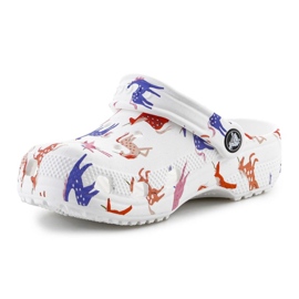 Crocs Classic Character Print-tilstopning 209695-9CD Flip-FLOPS hvid 2