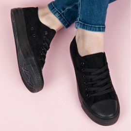 Seastar Sneakers i ruskind sort 1