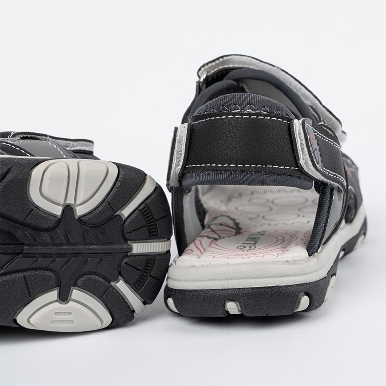 Shelvt Drenge sorte sandaler 1