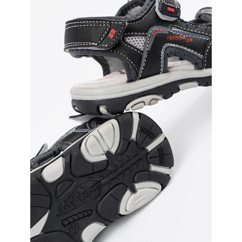 Shelvt Sorte drenge sandaler 1