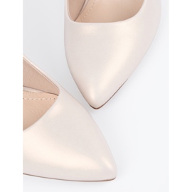 Sergio Leone Klassiske lysbeige pumper 1