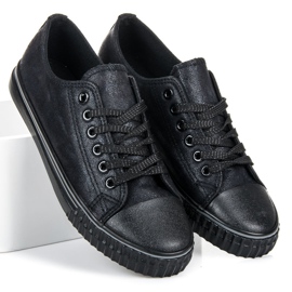 L&H Sorte sneakers 1