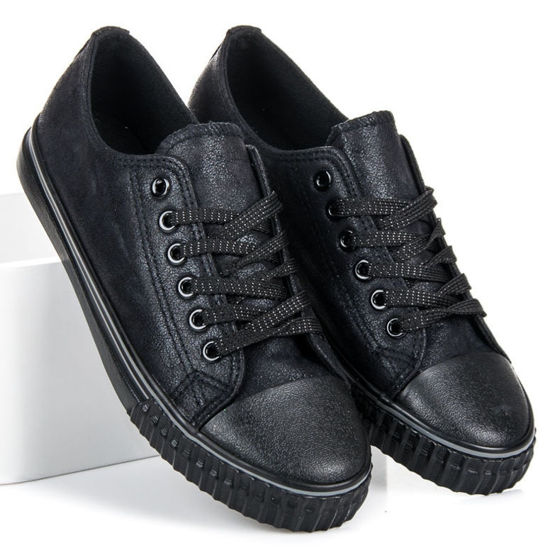L&H Sorte sneakers 1