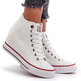 Kvinder Wedge Sneakers Cross Jeans NN2R4004 Hvid 5