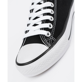 Kvinders klassiske sorte bundne sneakers 1